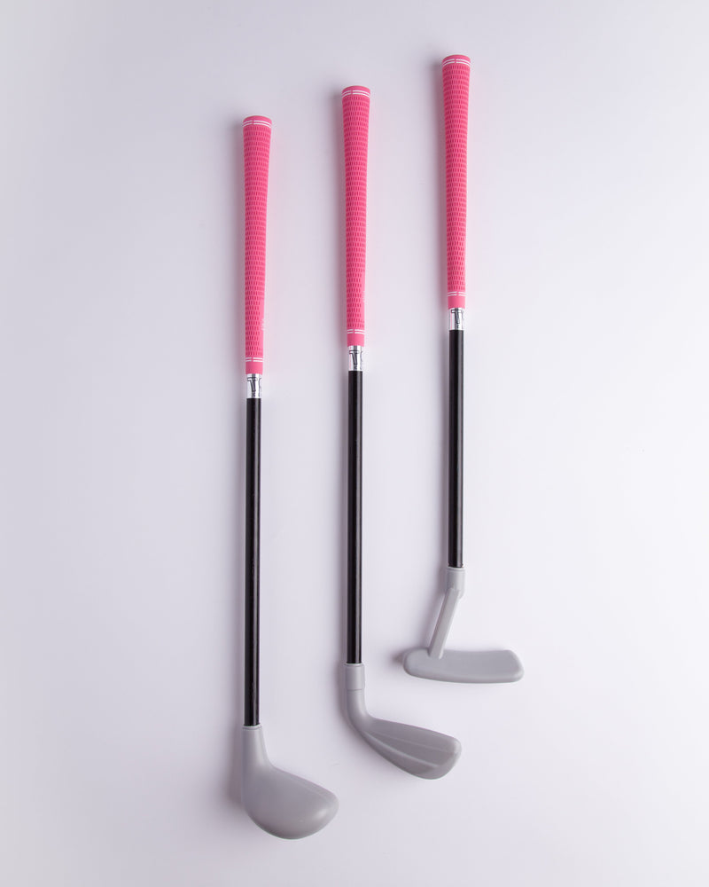 Toddler Golf Club Set - Pink and Black