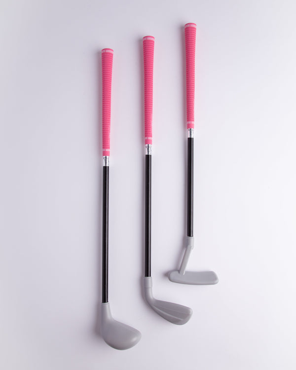 Toddler Golf Club Set - Pink and Black