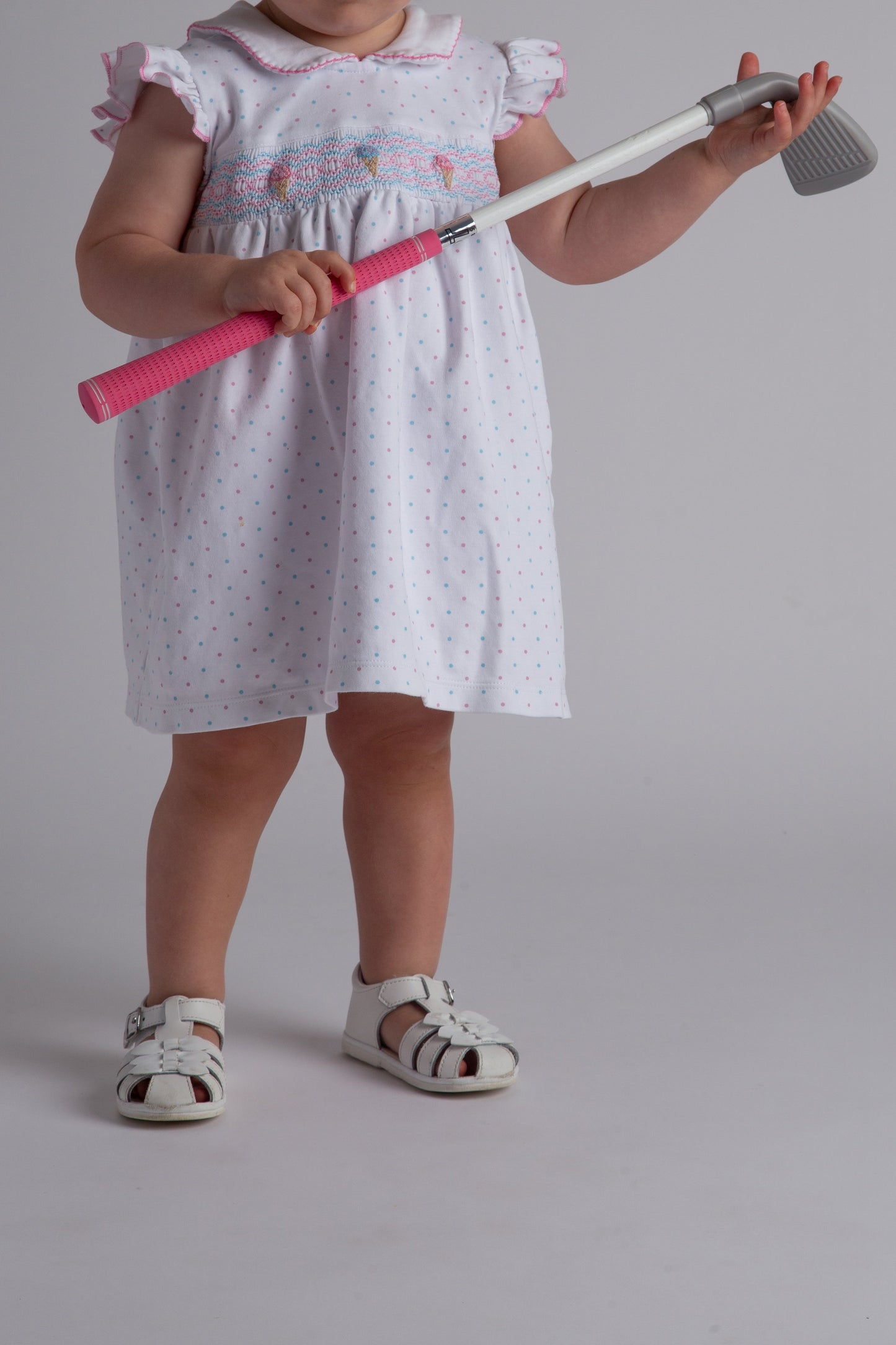 Toddler Golf Club Set - Pink and White