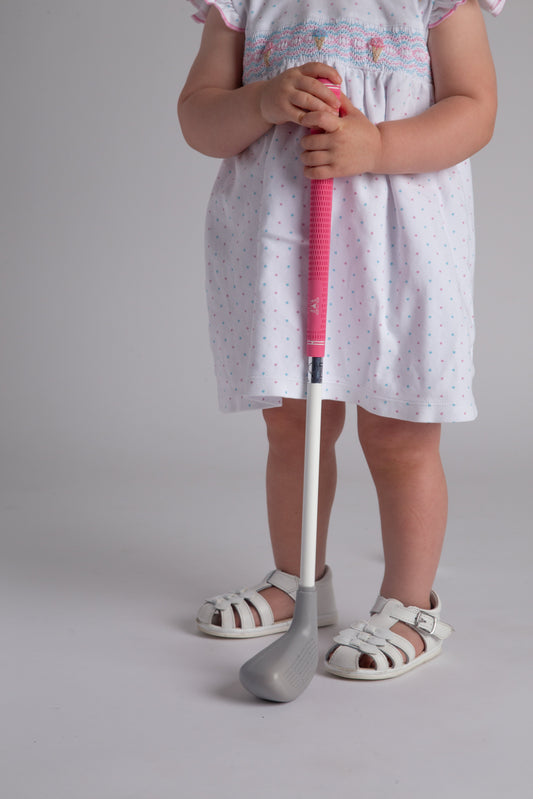 Toddler Golf Club Set - Pink and White